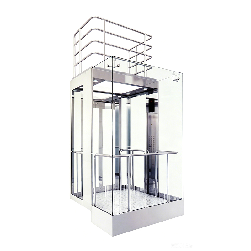 Capsula Panoramic Steel Elevator Marmor Tabulatum