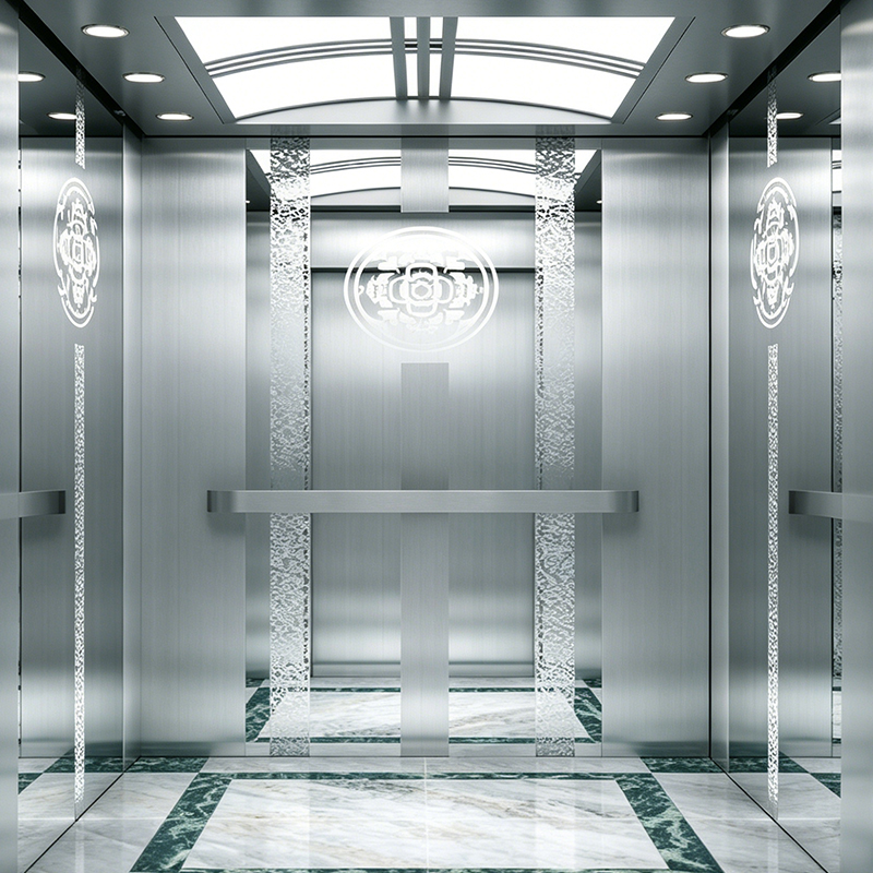 Eleganter Painted Steel & Steel Hybrid VIATOR Elevator