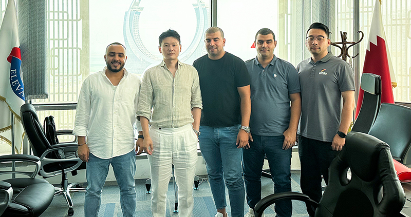 Nuper, TENAU ELEVATOR Transmarinas Marketing Director Cong Sol, Medius Market Regionalis Procurator Gavin Yao et Electrical Technologia Post-venditio Engineer Yangyang Li socios nostros visitaverunt in multis terris et regionibus in Foro Medio Oriente